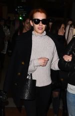 EMMA ROBERTS Arrives at CDG Airport in Paris 03/01/2017