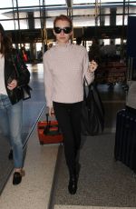 EMMA ROBERTS Arrives at CDG Airport in Paris 03/01/2017