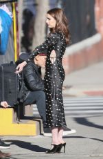 EMMA ROBERTS Arrives at Late Show with Stephen Colbert in New York 03/29/2017