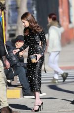 EMMA ROBERTS Arrives at Late Show with Stephen Colbert in New York 03/29/2017