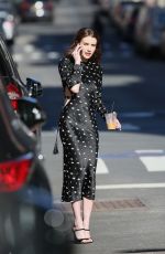 EMMA ROBERTS Arrives at Late Show with Stephen Colbert in New York 03/29/2017