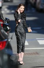 EMMA ROBERTS Arrives at Late Show with Stephen Colbert in New York 03/29/2017