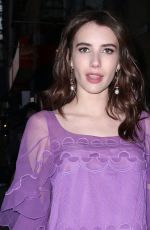 EMMA ROBERTS Arrives at The Blackcoat