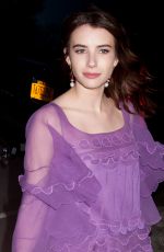 EMMA ROBERTS Arrives at The Blackcoat