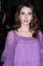 EMMA ROBERTS Arrives at The Blackcoat