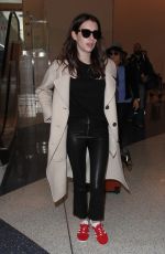 EMMA ROBERTS at LAX Airport in Los Angeles 03/10/2017