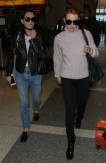 EMMA ROBERTS at Los Angeles International Airport 02/28/2017
