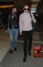 EMMA ROBERTS at Los Angeles International Airport 02/28/2017