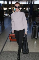 EMMA ROBERTS at Los Angeles International Airport 02/28/2017