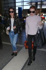 EMMA ROBERTS at Los Angeles International Airport 02/28/2017