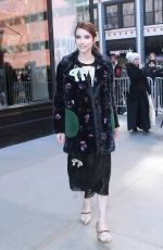 EMMA ROBERTS Leaves AOL Studios in New York 03/23/2017