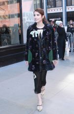 EMMA ROBERTS Leaves AOL Studios in New York 03/23/2017