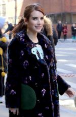 EMMA ROBERTS Leaves AOL Studios in New York 03/23/2017