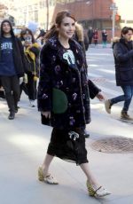 EMMA ROBERTS Leaves AOL Studios in New York 03/23/2017