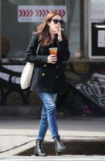 EMMA ROBERTS Out and About in New York 03/30/2017