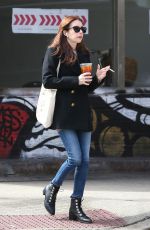 EMMA ROBERTS Out and About in New York 03/30/2017