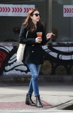 EMMA ROBERTS Out and About in New York 03/30/2017