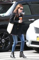 EMMA ROBERTS Out and About in New York 03/30/2017