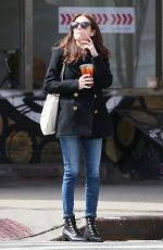 EMMA ROBERTS Out and About in New York 03/30/2017