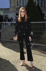 EMMA ROBERTS Out at Paris Fashion Week 03/02/2017