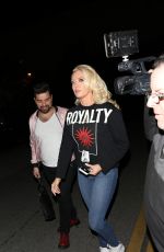 ERIKA JAYNE Leaves CBS Studios in Los Angeles 03/27/2017