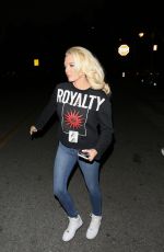 ERIKA JAYNE Leaves CBS Studios in Los Angeles 03/27/2017