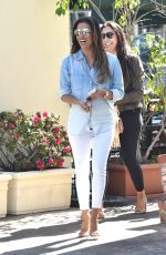 EVA LONGORIA Leaves Cafe Med Restaurant in West Hollywood 03/07/2017