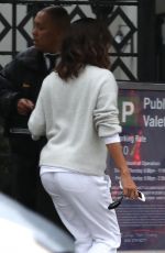 EVA LONGORIA Leaves Madre Mia in Los Angeles 03/21/2017