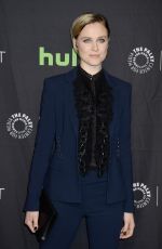 EVAN RACHEL WOOD at Westworld Screening at Paleyfest in Los Angeles 03/25/2017