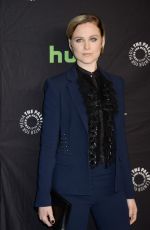 EVAN RACHEL WOOD at Westworld Screening at Paleyfest in Los Angeles 03/25/2017