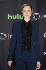 EVAN RACHEL WOOD at Westworld Screening at Paleyfest in Los Angeles 03/25/2017