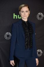 EVAN RACHEL WOOD at Westworld Screening at Paleyfest in Los Angeles 03/25/2017