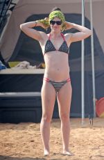 EVANGELINE LILLY in Bikini at a Beach in Hawaii 02/28/2017