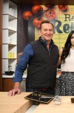 FAMKE JANSSEN at The Chew, March 2017
