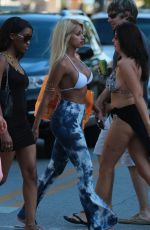 FANNY NEGUESHA in Bikini Top Out in Miami 03/28/2017