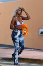 FANNY NEGUESHA in Bikini Top Out in Miami 03/28/2017