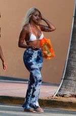 FANNY NEGUESHA in Bikini Top Out in Miami 03/28/2017