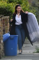 FELICITY JONES Out in London 03/21/2017