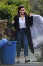 FELICITY JONES Out in London 03/21/2017