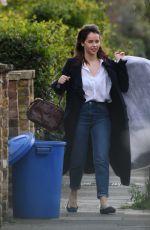 FELICITY JONES Out in London 03/21/2017