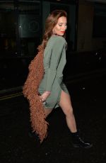 FERNE MCCANN Leaves The Roka Restaurant in London 03/01/2017