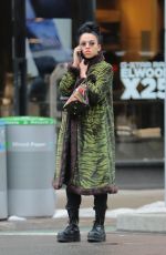 FKA TWIGS Out Shopping in Soho 03/18/2017