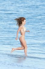 FRANCESCA EASTWOOD in Bikini at a Beach in Malibu 03/30/2017