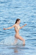 FRANCESCA EASTWOOD in Bikini at a Beach in Malibu 03/30/2017