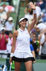 GARBINE MUGURUZA at Miami Open at Ceandon Park Tennis Center 03/25/201