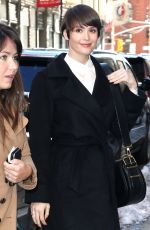 GEMMA ARTERTON Arrives at AOL Studios in New York 03/23/2017