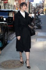GEMMA ARTERTON Arrives at AOL Studios in New York 03/23/2017