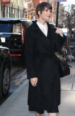 GEMMA ARTERTON Arrives at AOL Studios in New York 03/23/2017