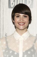 GEMMA ARTERTON at AOL Build Speaker Series in New York 03/23/2017