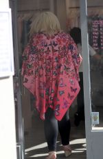 GEMMA COLLINS Arrives at Her Shop in Essex 03/09/2017